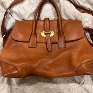 Dooney & Bourke Brown Leather Shoulder Bag